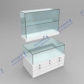 Комплект: навесная витрина и навесной прилавок КЮ2