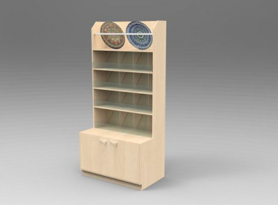 11-Витрина из стекла серия "Бюджет"